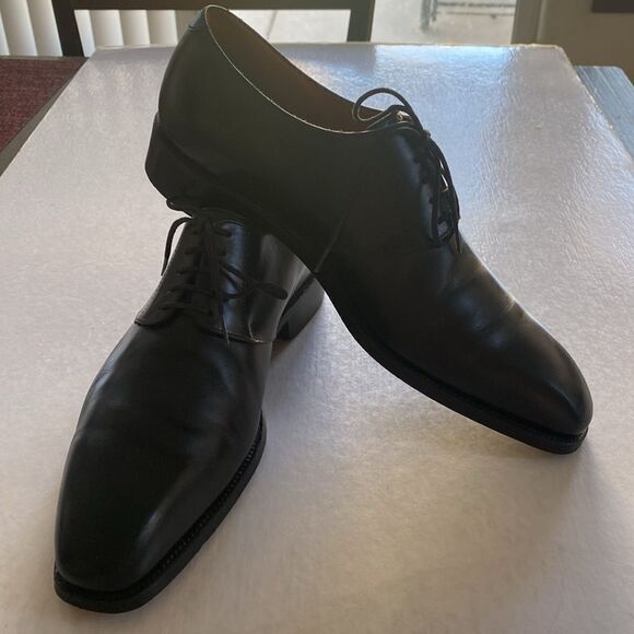 JM Weston Men’s Black Leather Derbys Size 7 UK or about Size 8 US.Made in France - Picture 14 of 14